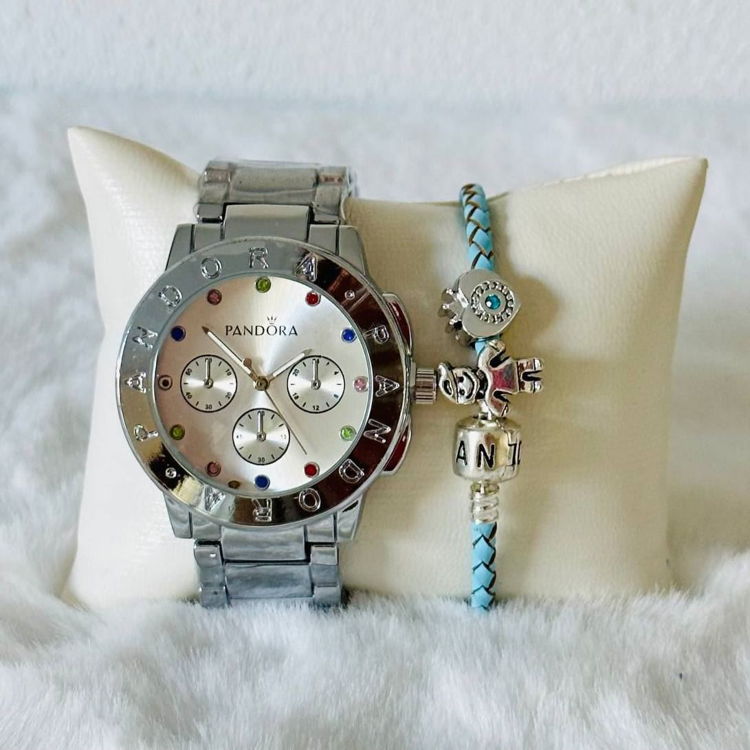 Conjunto reloj y pulsera Pandora - Imagen 3