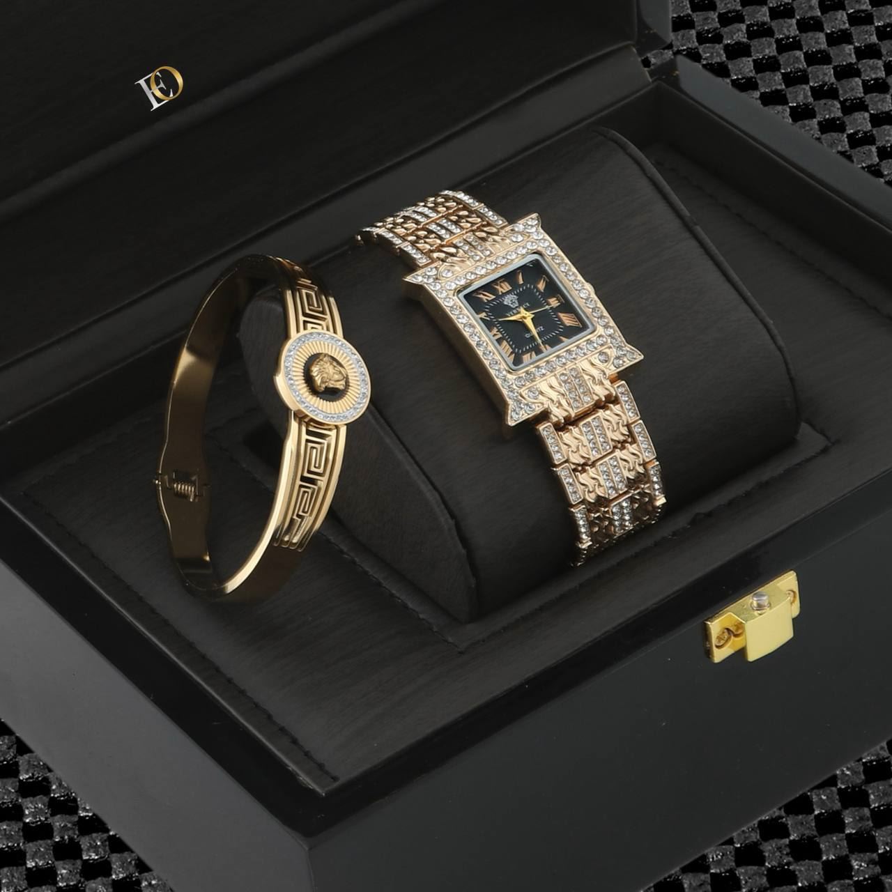Conjunto reloj y pulsera Versace - Imagen 2