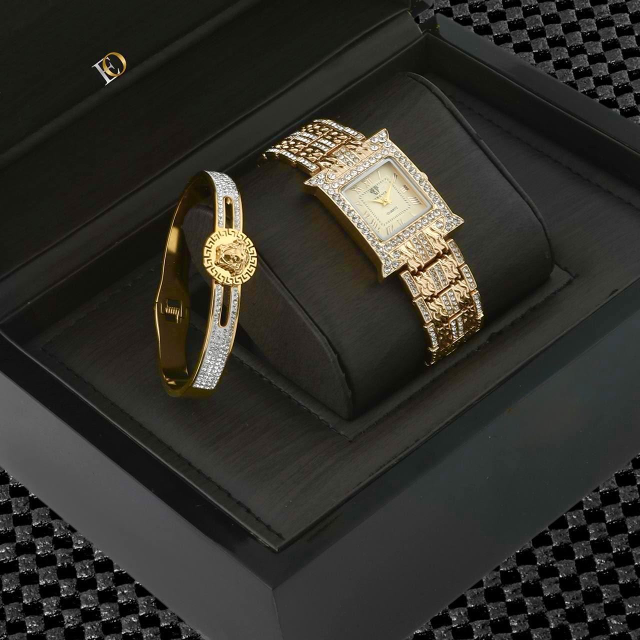 Conjunto reloj y pulsera Versace - Imagen 2