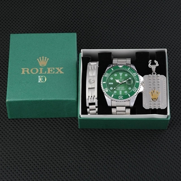 Conjunto Rolex pulsera y colgante de hombre - Imagen 2