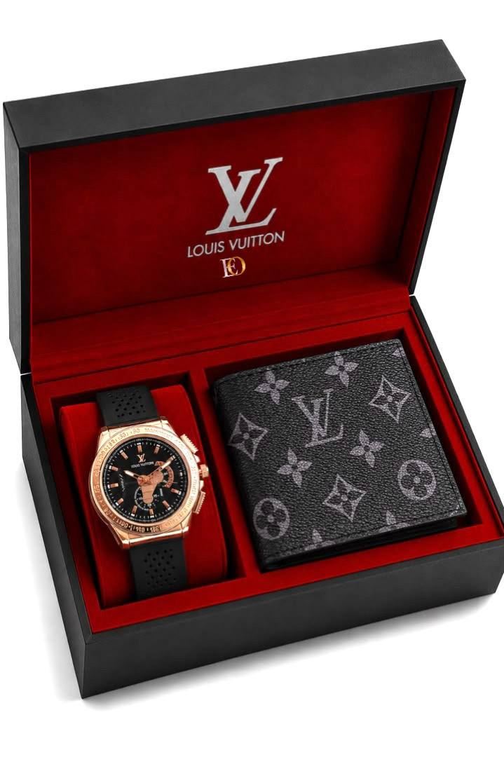 Conjunto set reloj y cartera Louis Vuitton - Imagen 1