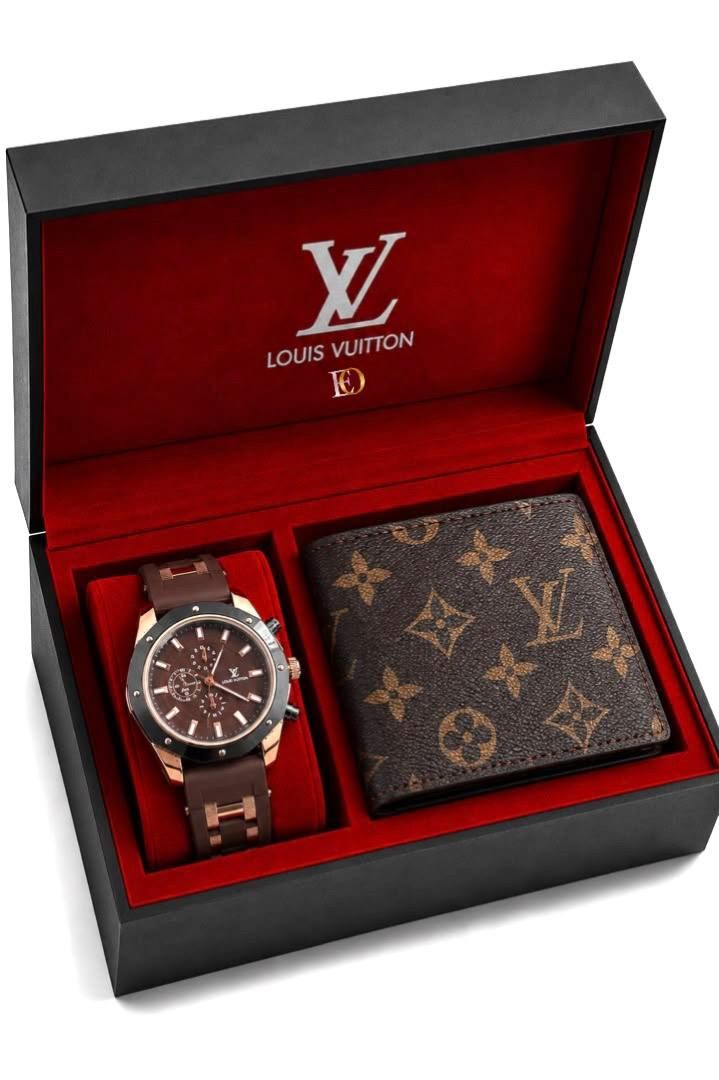 Conjunto set reloj y cartera Louis Vuitton - Imagen 2