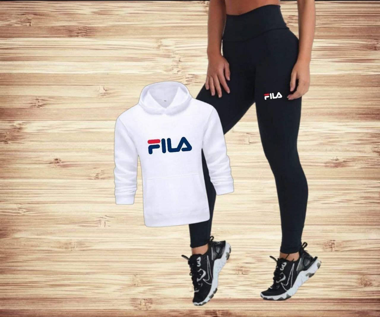 Conjunto sudadera y leggins Fila - Imagen 1