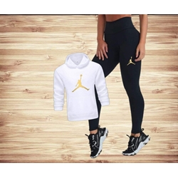 Conjunto sudadera y leggins Jordan - Imagen 2