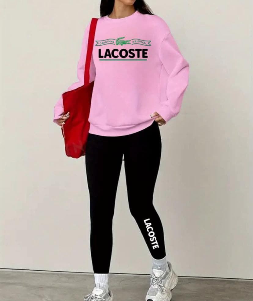 Conjunto sudadera y leggins Lacoste - Imagen 1