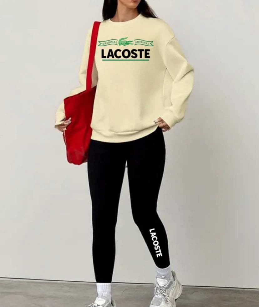 Conjunto sudadera y leggins Lacoste - Imagen 4