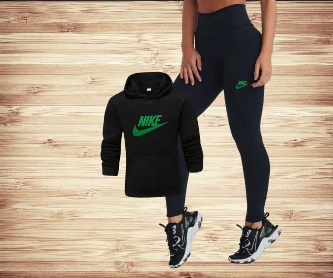 Conjunto sudadera y leggins Nike. - Imagen 3