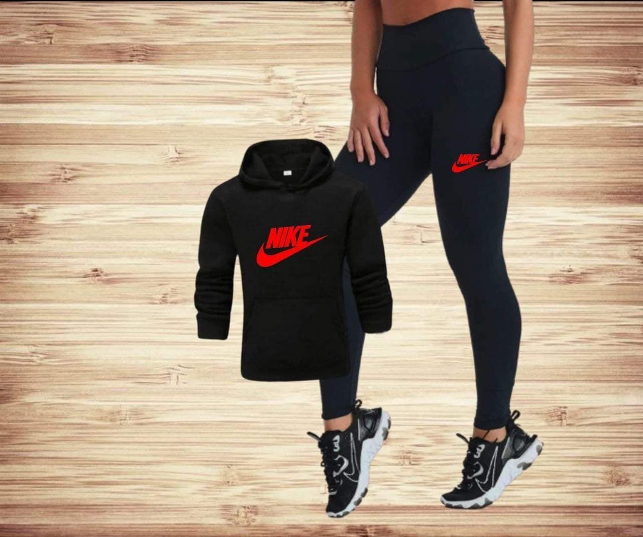 Conjunto sudadera y leggins Nike. - Imagen 4