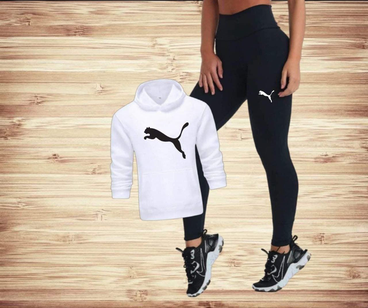 Conjunto sudadera y leggins Puma - Imagen 1