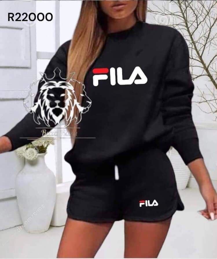 Conjunto sudadera y pantalón corto Fila - Imagen 1