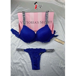 Conjunto sujetador Push-up y tanga Victoria Secret - Imagen 2