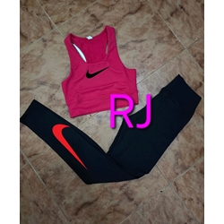 Conjunto top y leggins de mujer Nike - Imagen 2