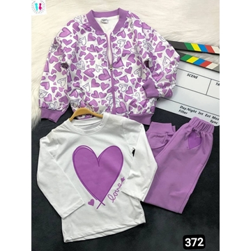 Conjunto tres piezas corazon - Imagen 1