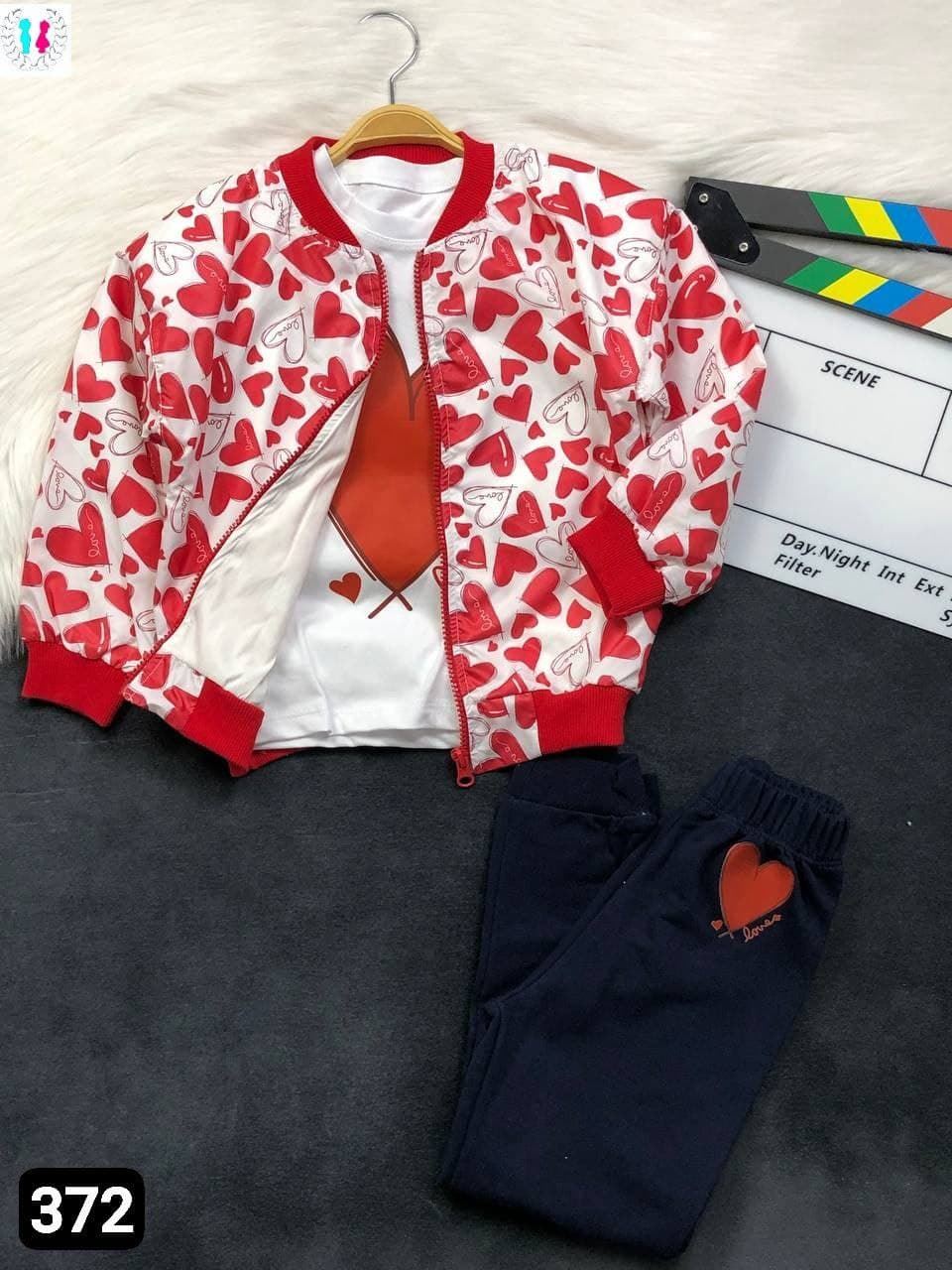 Conjunto tres piezas corazon - Imagen 4