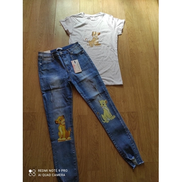 Conjunto vaqueros y camiseta disney - Imagen 1