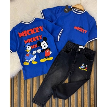 Conjunto vaqueros y camiseta mickey - Imagen 2
