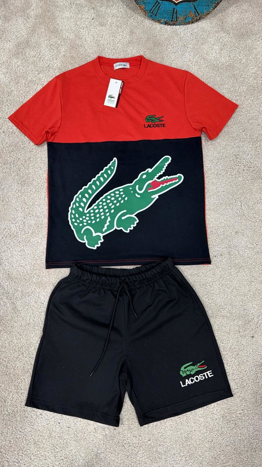 Conjunto verano camiseta y pantalón corto Lacoste - Imagen 5