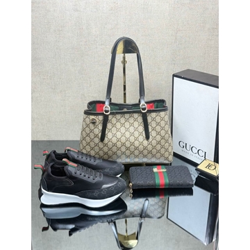 Conjunto zapatillas bolso tótem y cartera a juego Gucci - Imagen 1
