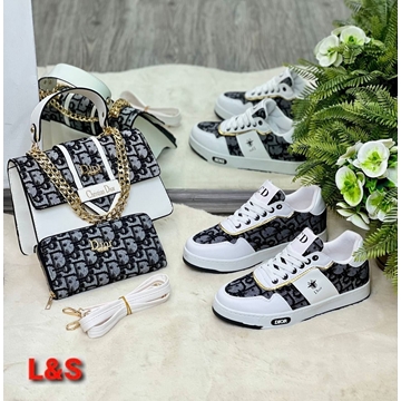 Conjunto zapatillas bolso y cartera Christian Dior - Imagen 1