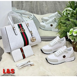 Conjunto zapatillas bolso y cartera Gucci - Imagen 1