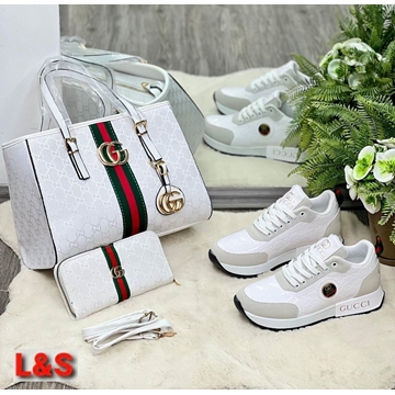 Conjunto zapatillas bolso y cartera Gucci - Imagen 1