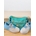 Conjunto zapatillas y bolso Nike celeste - Imagen 1