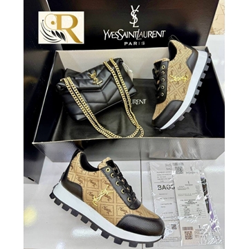 Conjunto zapatillas Yves Saint Laurent y bolso a juego - Imagen 1