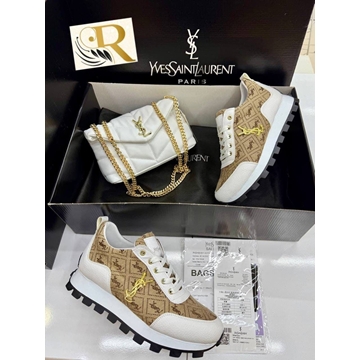 Conjunto zapatillas Yves Saint Laurent y bolso a juego - Imagen 2