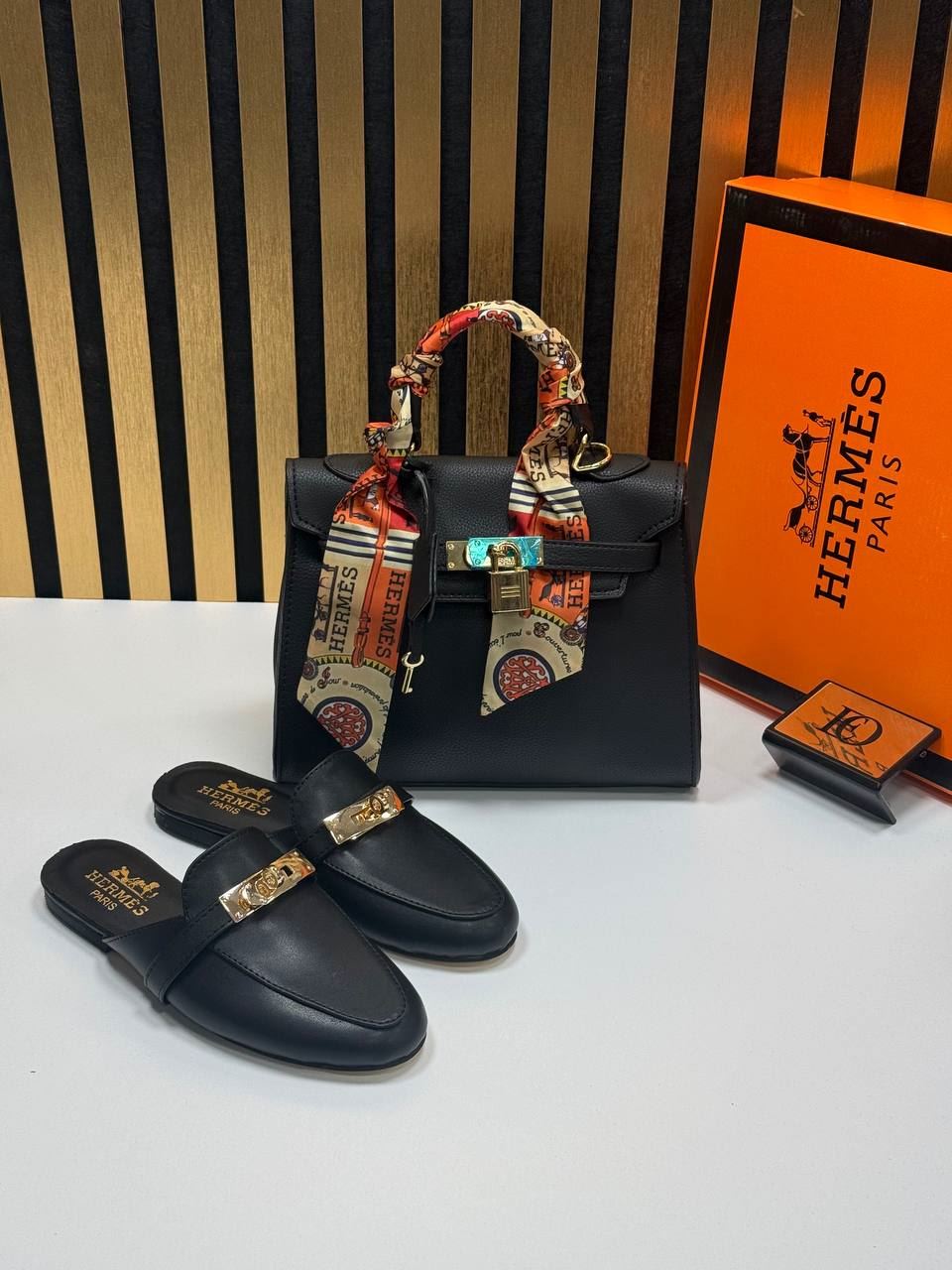 Conjunto zapatos y bolso Hermes - Imagen 1