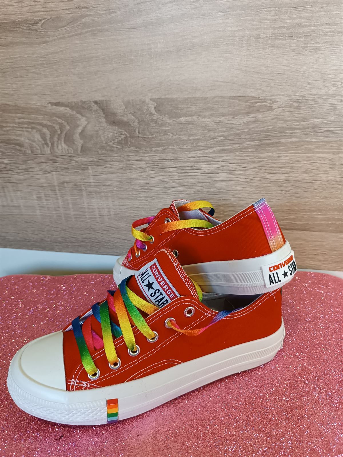 Convers con cordones multicolor - Imagen 1