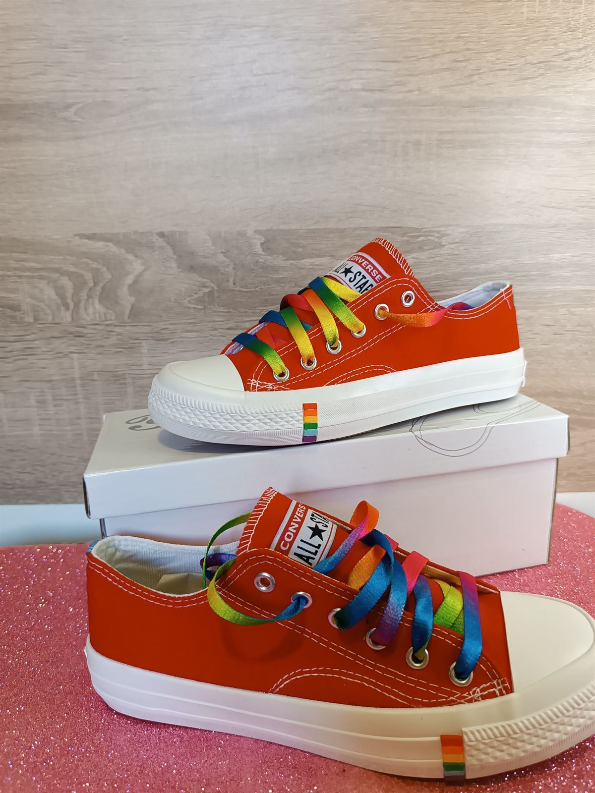 Convers con cordones multicolor - Imagen 2