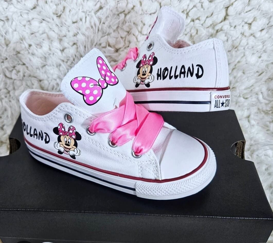 Converse bajas de niñas Minnie - Imagen 1