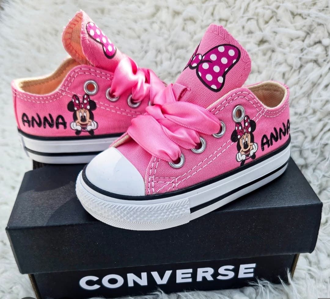 Converse bajas de niñas Minnie - Imagen 2