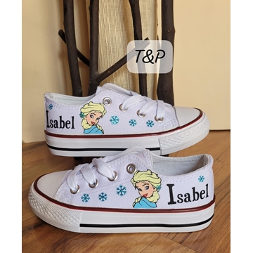 Converse bajas de verano personalizadas de Frozen - Imagen 1