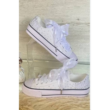 Converse bajas personalizadas comunión - Imagen 1