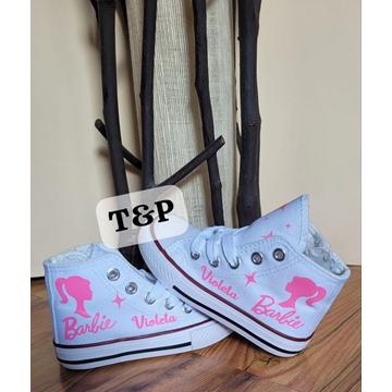 Converse personalizadas Barbie - Imagen 1