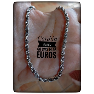 Cordón salomónico acero - Imagen 1