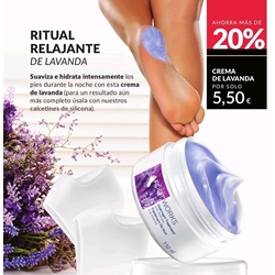 Crema de noche para pies con lavanda Avon - Imagen 1