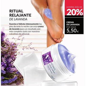 Crema de noche para pies con lavanda Avon - Imagen 1