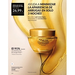 Crema emulsión oro renovadora con protinol TM Anew Avon - Imagen 1