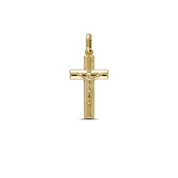 Cruz cristo de oro 18 kilates - Imagen 1