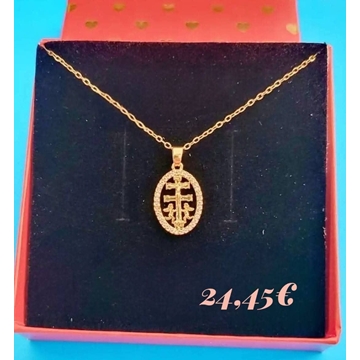 Cruz de Caravaca con circonitas - Imagen 1