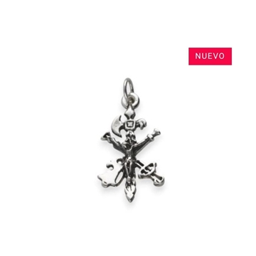 Cruz de la Legión con cristo Plata - Imagen 1