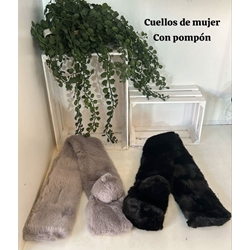 Cuello con pompón - Imagen 1