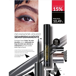 Delineador liquido semipermanente  power Stay Avon - Imagen 1
