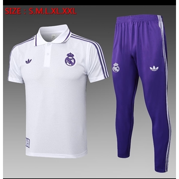 Equipación real Madrid polo y pantalón largo - Imagen 1