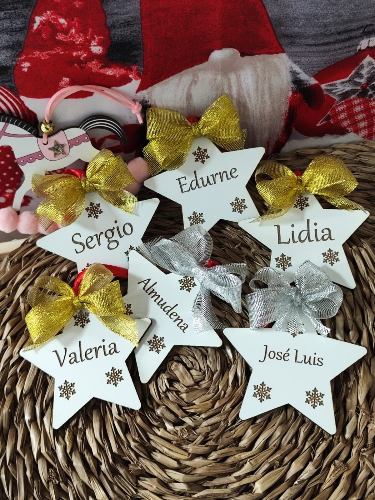 Estrella colgante para árbol de navidad - Imagen 1