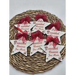 Estrella colgante para árbol de navidad - Imagen 2