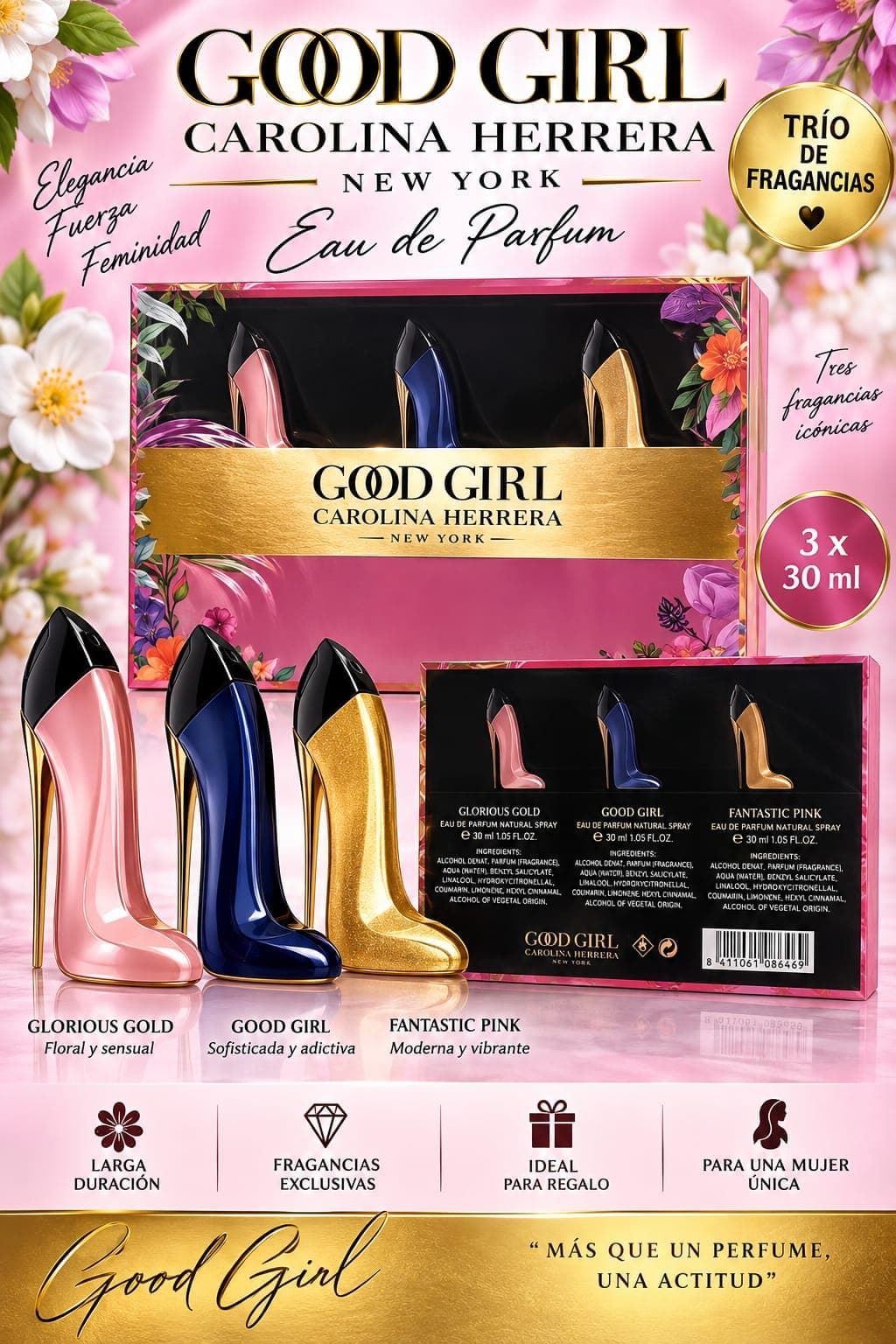 Estuche tacones Carolina Herrera Good Girl - Imagen 1