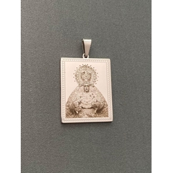 Fotograbado virgen macarena de Sevilla - Imagen 1